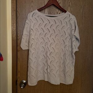 Croft & Barrow Cream Knit Top